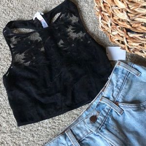 ✨URBAN OUTFITTERS SUNFLOWER BOHO CROP TOP✨